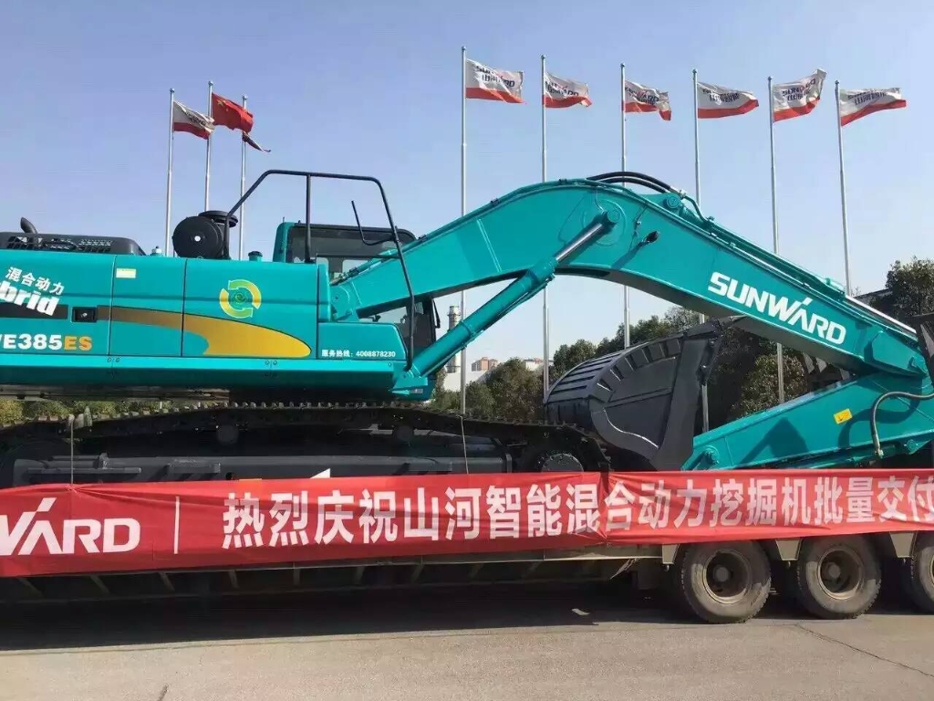 就这样被你征服！ezweb易利娱乐平台智能100台液压混淆动力挖掘机挺进矿山