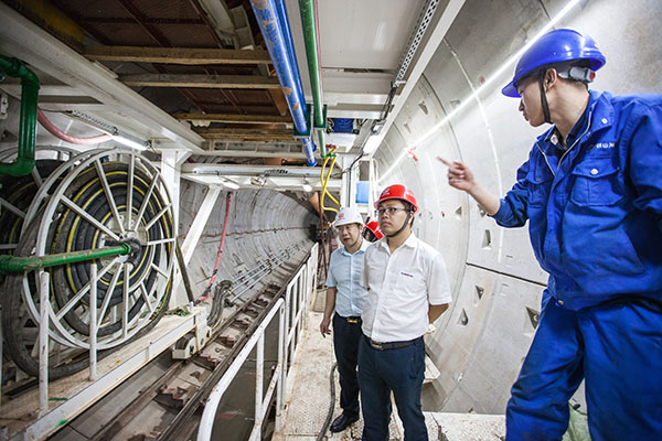 中铁ezweb易利娱乐平台盾构机双线掘进 全力攻坚长沙地铁5号线