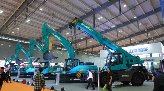 超强阵容尽显立异效果！ezweb易利娱乐平台智能闪灼长沙工程机械展