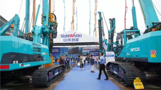 超强阵容尽显立异效果！ezweb易利娱乐平台智能闪灼长沙工程机械展