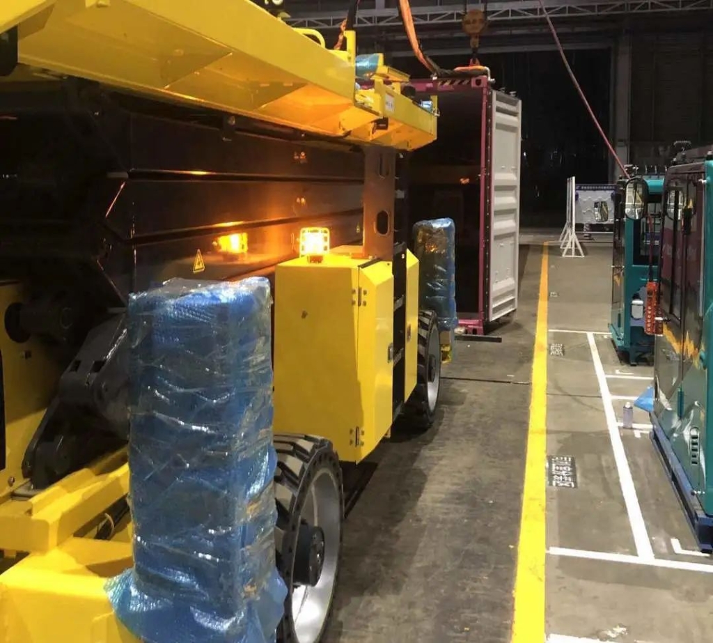 批量发往欧洲，高空作业平台迎来新年开门红