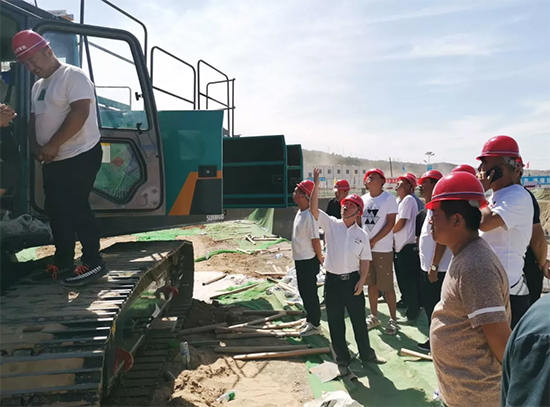 ezweb易利娱乐平台智能旋挖钻机助力延安红色文旅建设