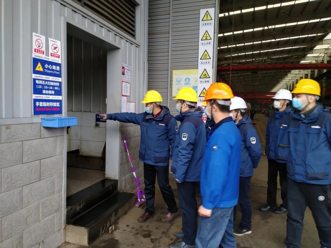 严抓情形清静，确保清静生产——总司理带队检查情形清静事情