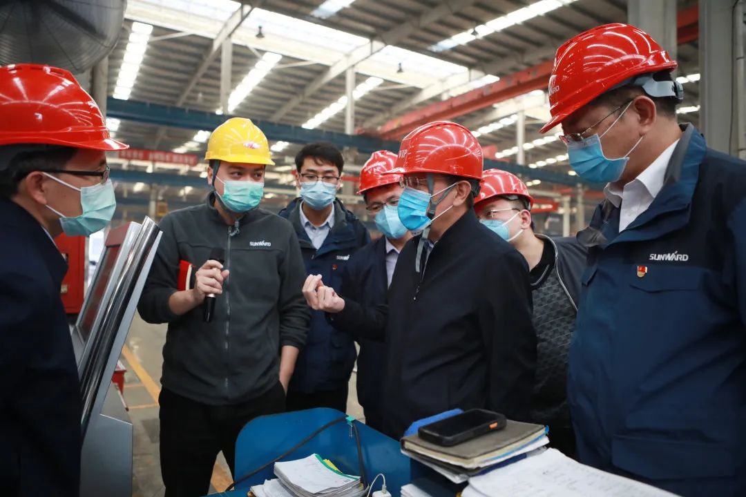 宁夏工信厅副厅长张伟一行调研ezweb易利娱乐平台智能