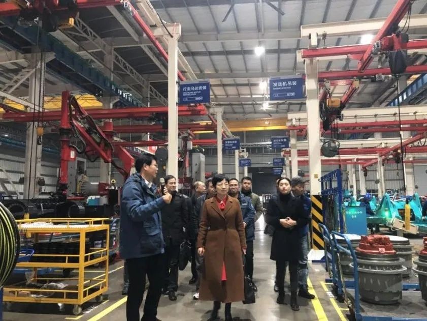 省工信厅副厅长彭涛一行调研ezweb易利娱乐平台智能