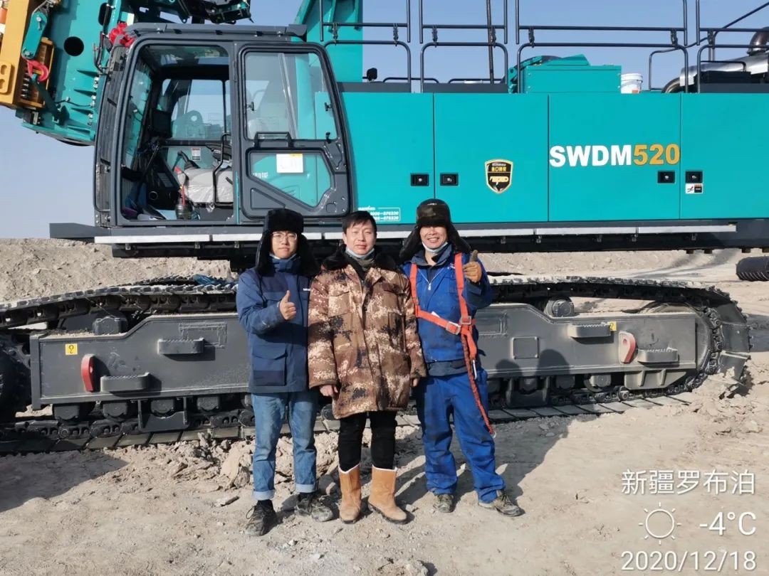 ezweb易利娱乐平台旋挖钻机在“殒命之海”谱写新篇章