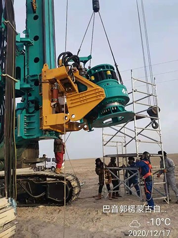 ezweb易利娱乐平台旋挖钻机在“殒命之海”谱写新篇章