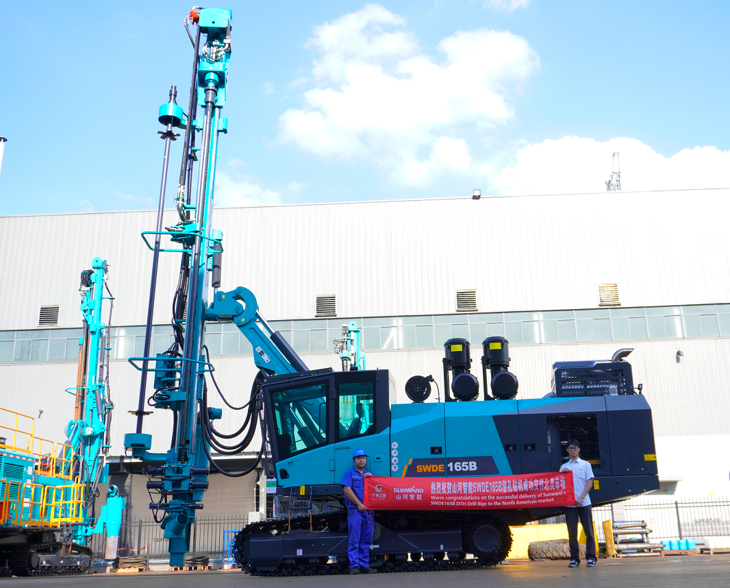 征服国际高端客户！ezweb易利娱乐平台智能潜孔钻机进军北美市场