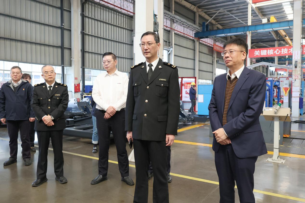 长沙海关关长、党委书记顾炯调研ezweb易利娱乐平台智能
